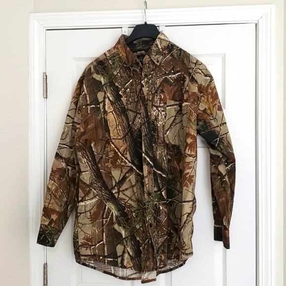 Men's Redhead Camo Button-down Shirt - Picture 1 of 2